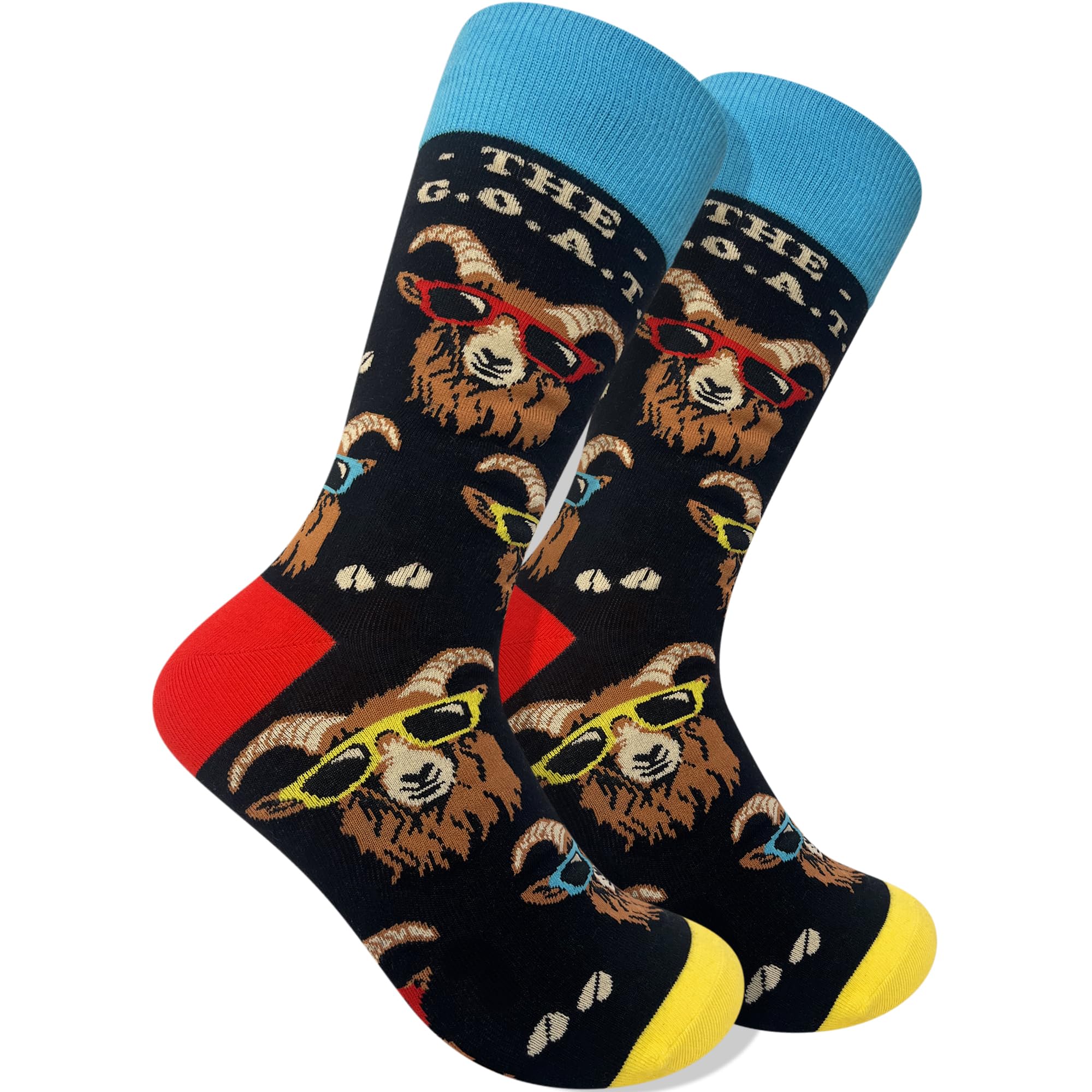 The G.O.A.T Goat Socks - Combed Cotton Soft, Goat, 5-13 UK
