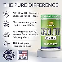 Vista 2 de Zeolite Pure Limpieza desintoxicante de cuerpo completo para mujeres, hombres y adultos Apoya la energía, la salud intestinal, la claridad
