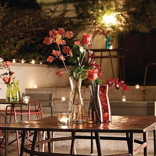 Miniatura 5 de Bormioli Rocco Juego de 2 jarras Ypsilon de 36.5 onzas, jarra de vidrio para agua, jugo, té helado o vino, jarra apta para lavavajillas, fabricada