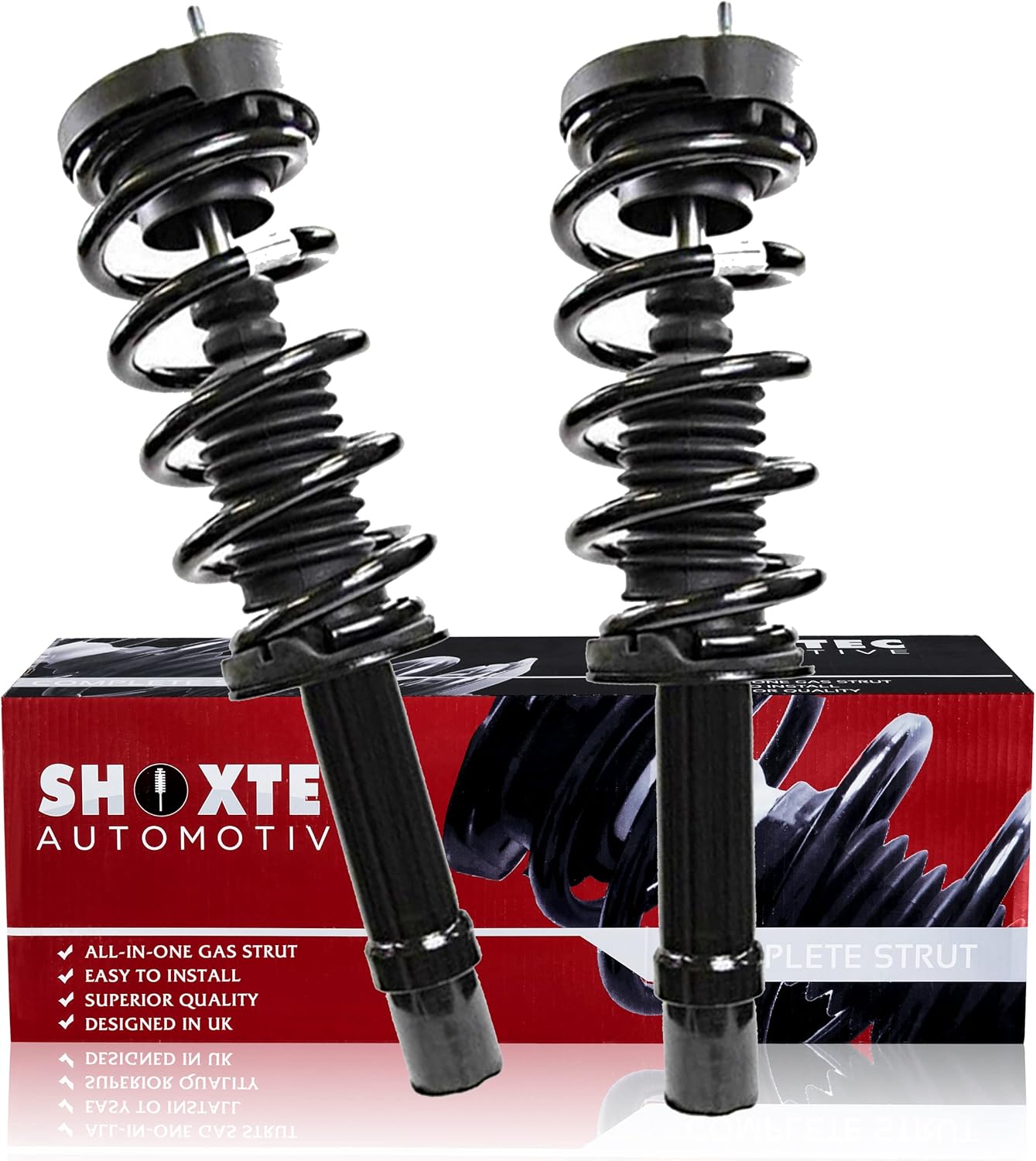 Shoxtec Front Pair Complete Struts Assembly Replacement for 2011-2016 Dodge Charger 2012-2016 Chrysler 300 Coil Spring AWD ONLY Repl. part no. 272899LR