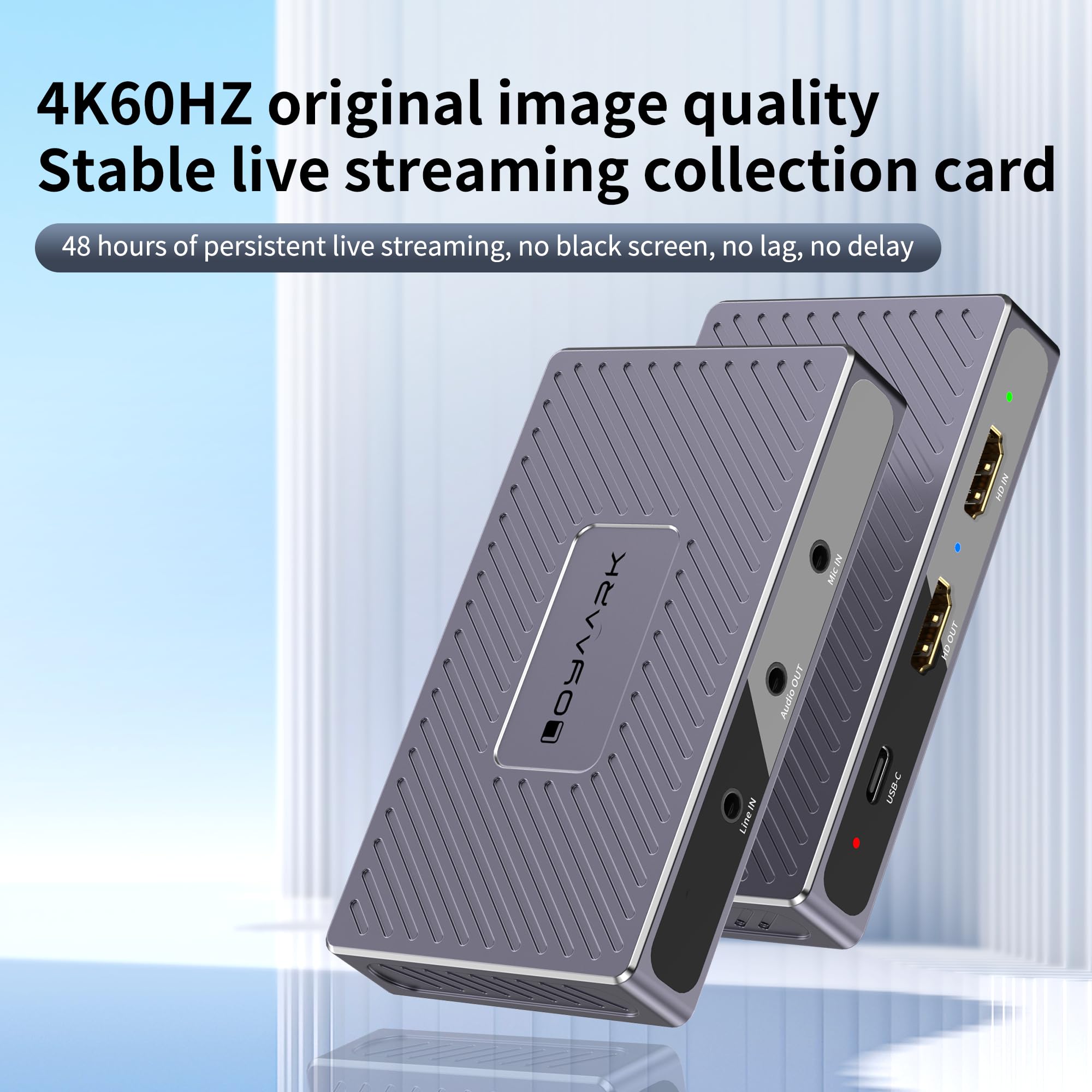 Scheda di acquisizione video, 4K60HzUSB3.1 Scheda di acquisizione HDMI per Streaming4K 60FPS, compatibile con iPad Mac OS Windows, Quest 3, OBS, PS5/4, Switch2/1, Xbox, fotocamera