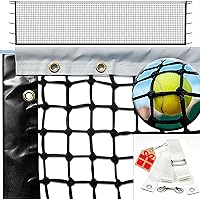 Soboyo Heavy Duty Professional Tennis Net 42FT x 3.5FT - Regulation Size, All-Weather Durable Replacement with Center Strap