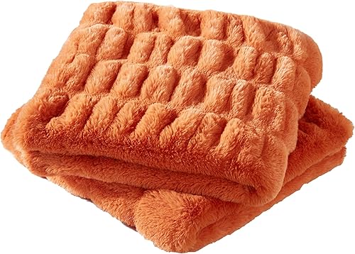 Miniatura 6 de Home Soft Things Shar Pei - Juego de 2 fundas de almohada decorativas, suaves, esponjosas, elegantes, cuadradas, para sofá, color naranja quemado,