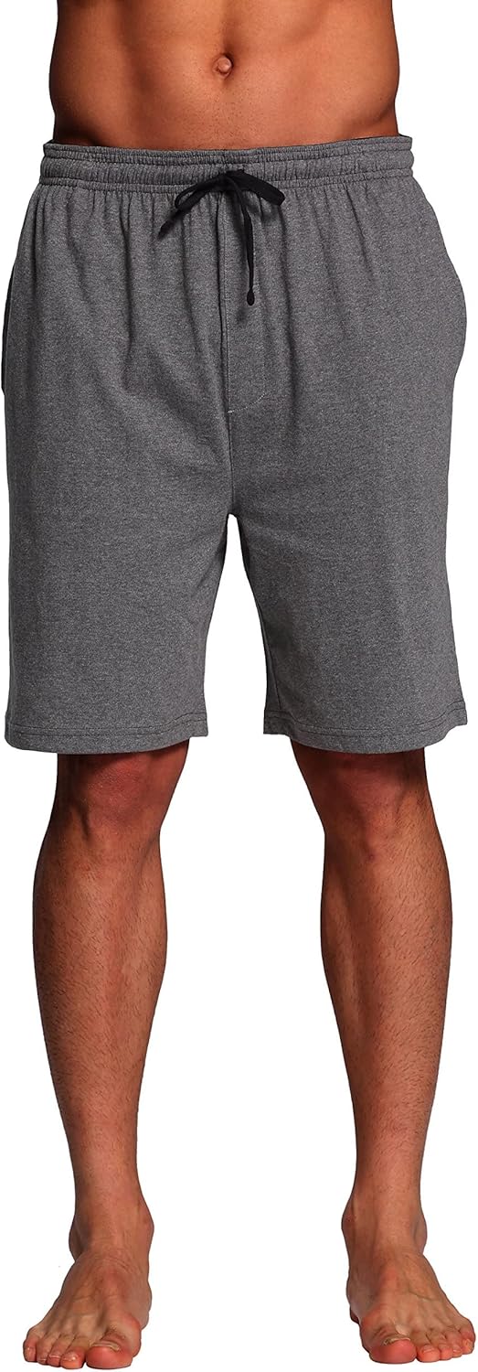 CYZ Men's Sleep Shorts - 100% Cotton Knit Sleep Pajama & Lounge Wear - Image 7