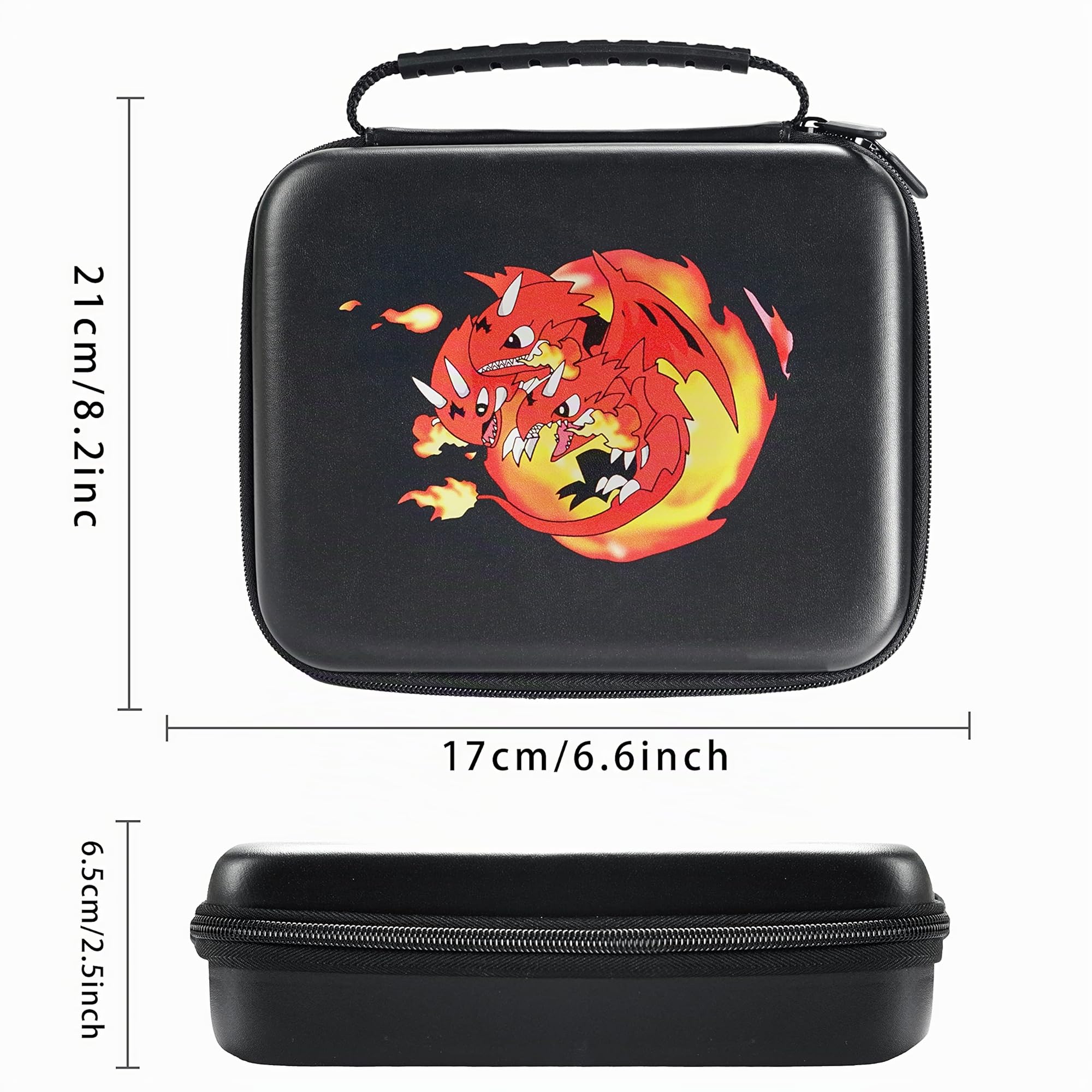 Giocattolo Organizzatore Custodia Compatibile con Figure Bakugan, BakuCores e Figure Fighter, Mini Giocattolo Contenitore Custodia (20 tasche, Nero) (Senza giocattoli)