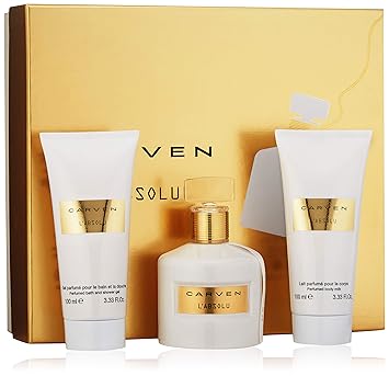 Carven Labsolu By Carven for Women - 3 Pc Gift Set 3.33oz Edp Spray, 3.33oz Perfumed Body Milk, 3.33oz Perfumed Bath & Shower Gel, 3count