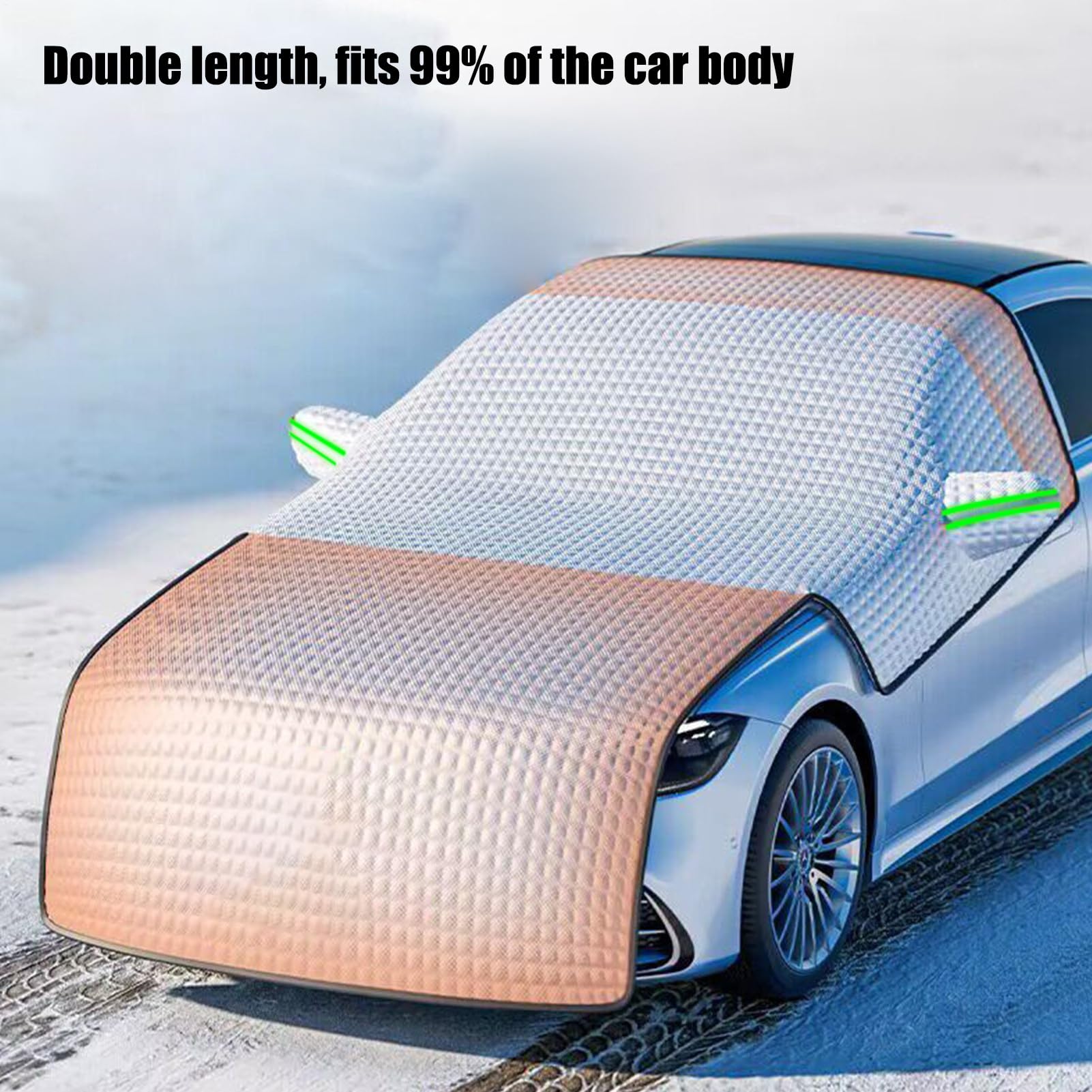 Protezione per finestrino auto - Copertura per auto antigelo estesa per neve, parasole per cofano per tutte le stagioni | portatile per veicoli per camion per la protezione invernale dalla neve