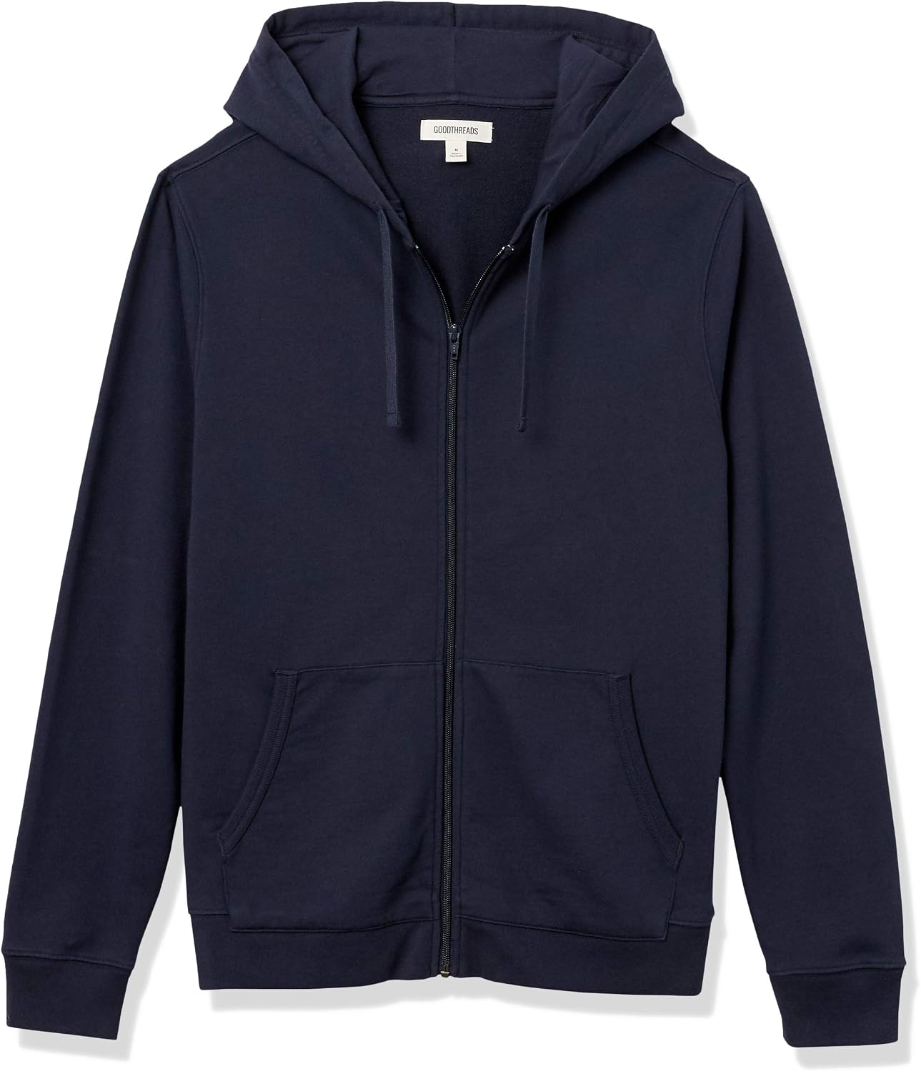 Goodthreads Men's Lightweight French Terry Fullzip Hoodie Sweatshirt