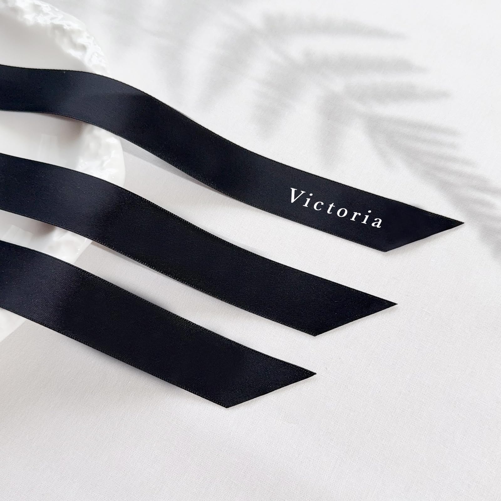 50PCS Satin Ribbon Place Cards,1