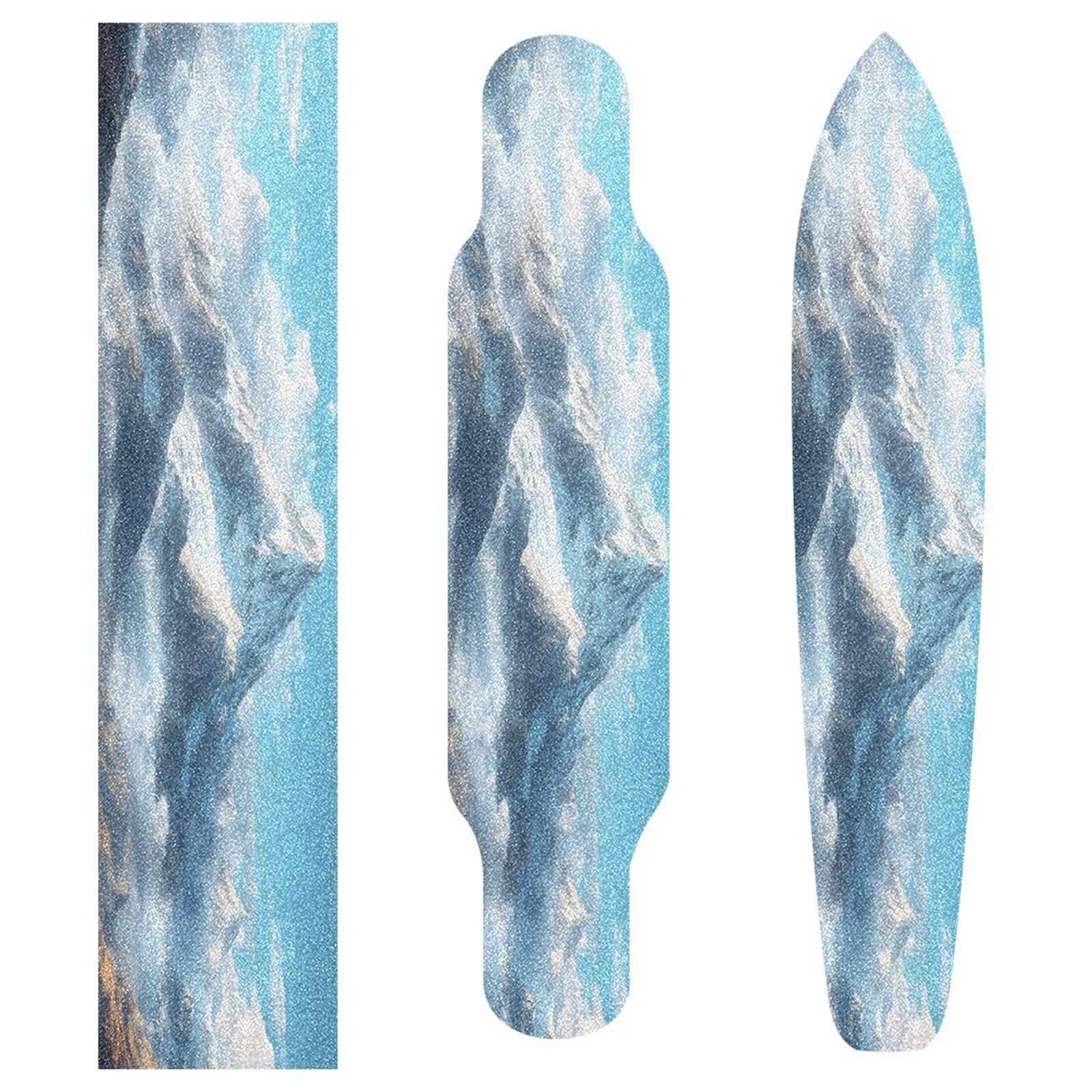 CZXW Snow Mountain Top Landscape Skateboard Grip Tape Non-Slip Longboard Griptape Skate Board Tapes Sheet for Decor 44