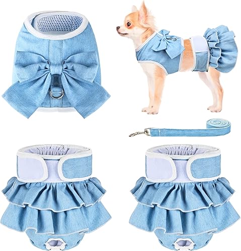 Pañales para perras, reutilizables, lavables, ajustables, a prueba de fugas, para cachorros, en el período, altamente absorbentes, flexibles y