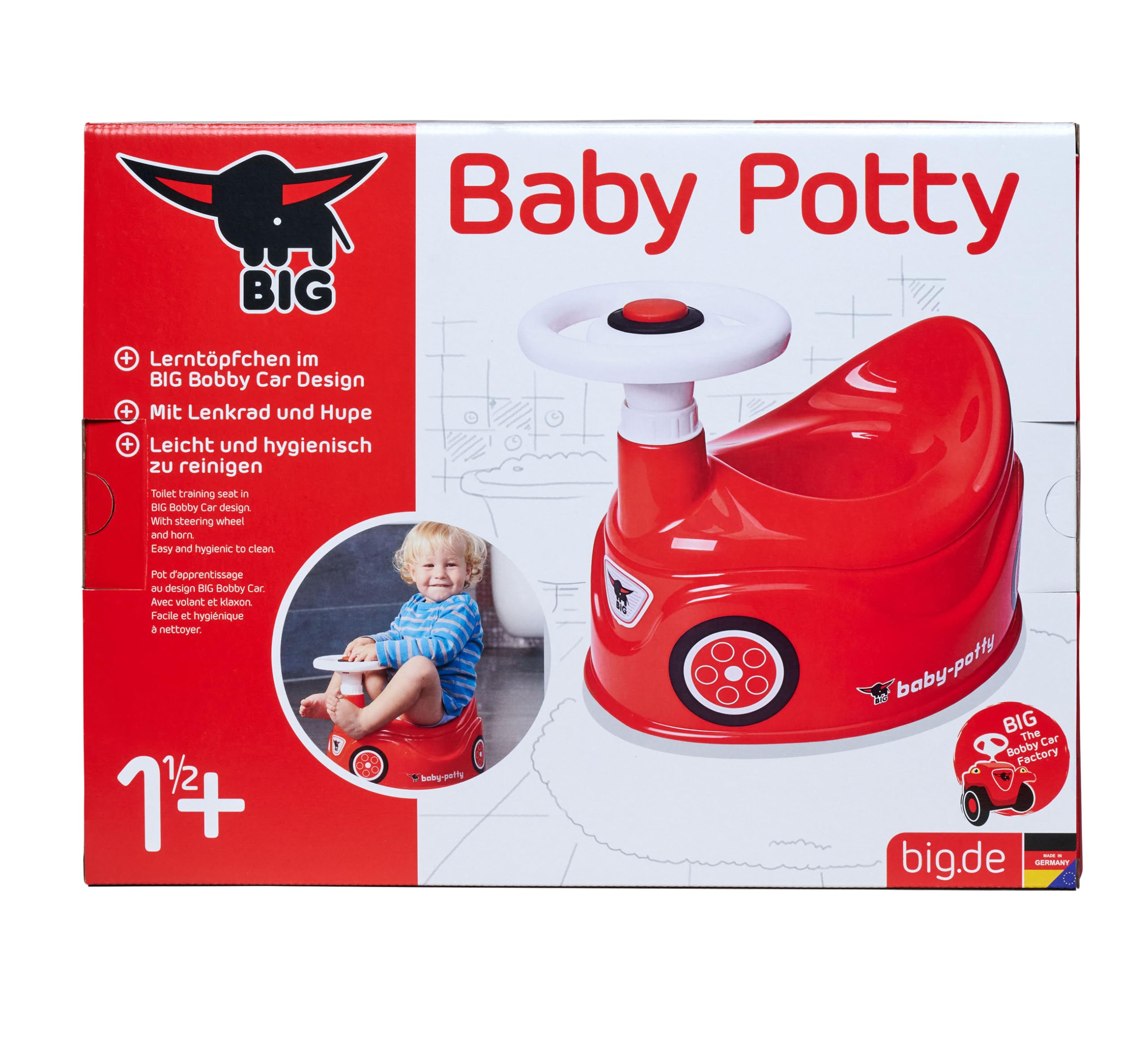 Big - Vasino Bimbo con Volante, Rosso, 800056801