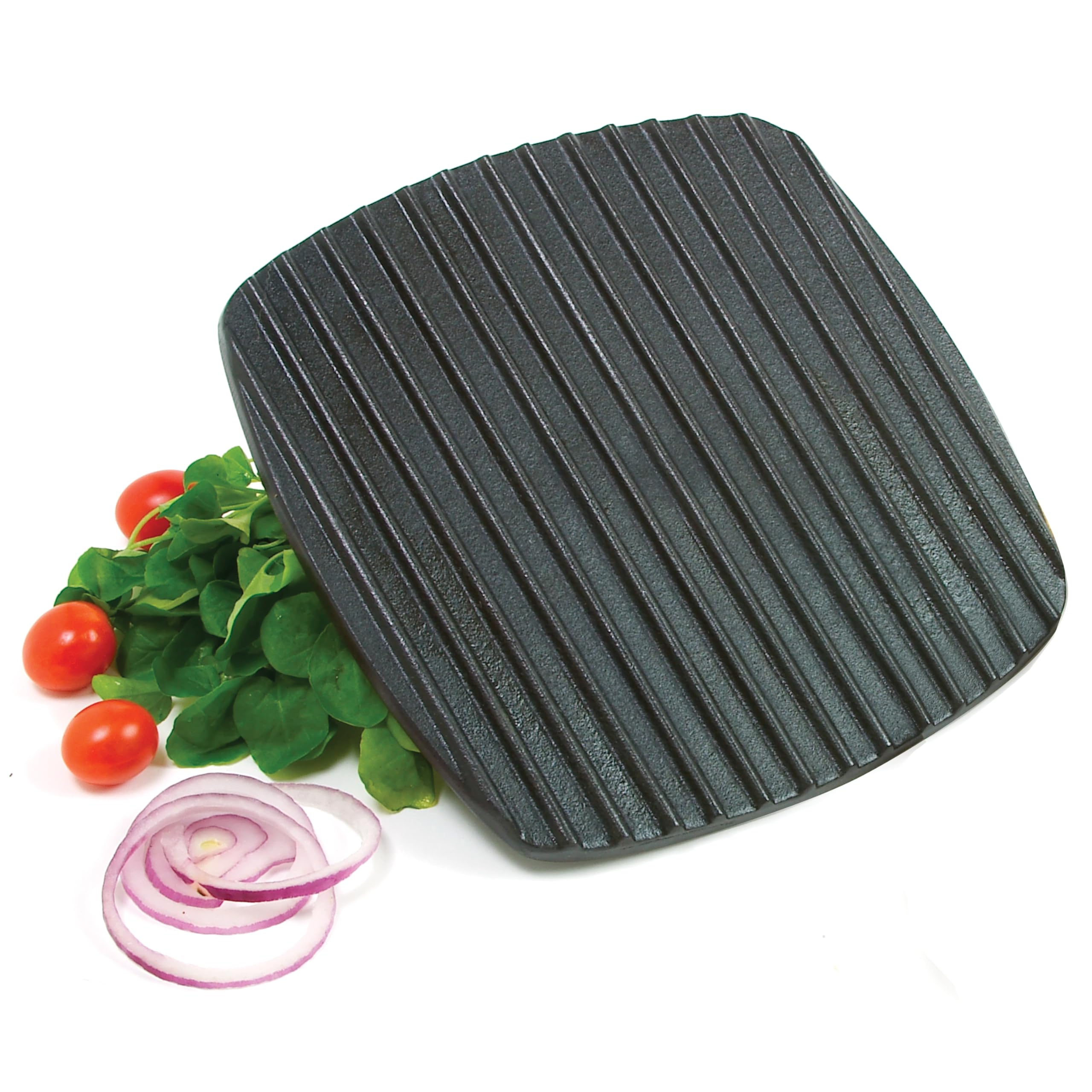 Norpro Italian Panini Sandwich Press And Steak Chicken Grill Cast Iron New 8.5 inch
