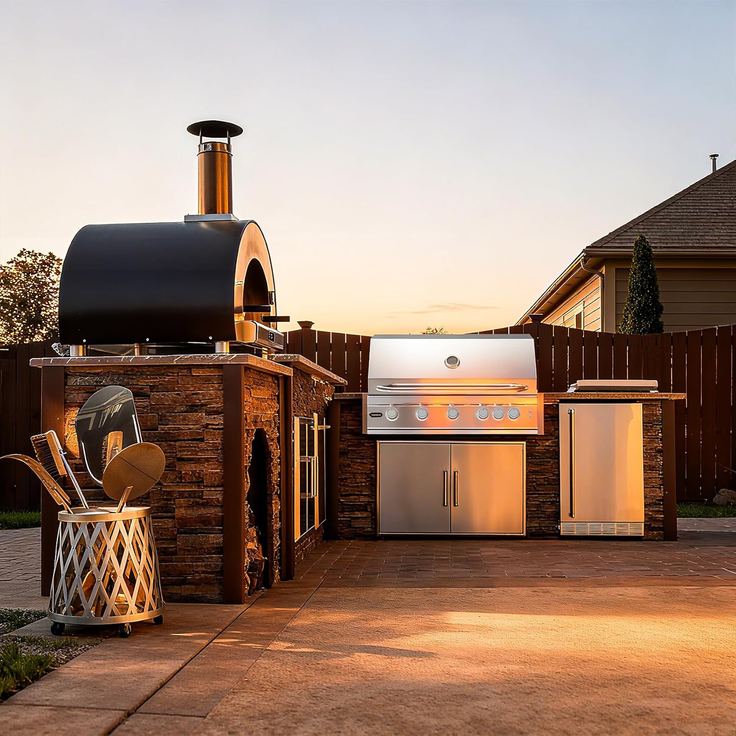 Hygrill Premium XTR 40-Inch Built In Liquid Propane Grill with Stainless Steel Insulation Jacket