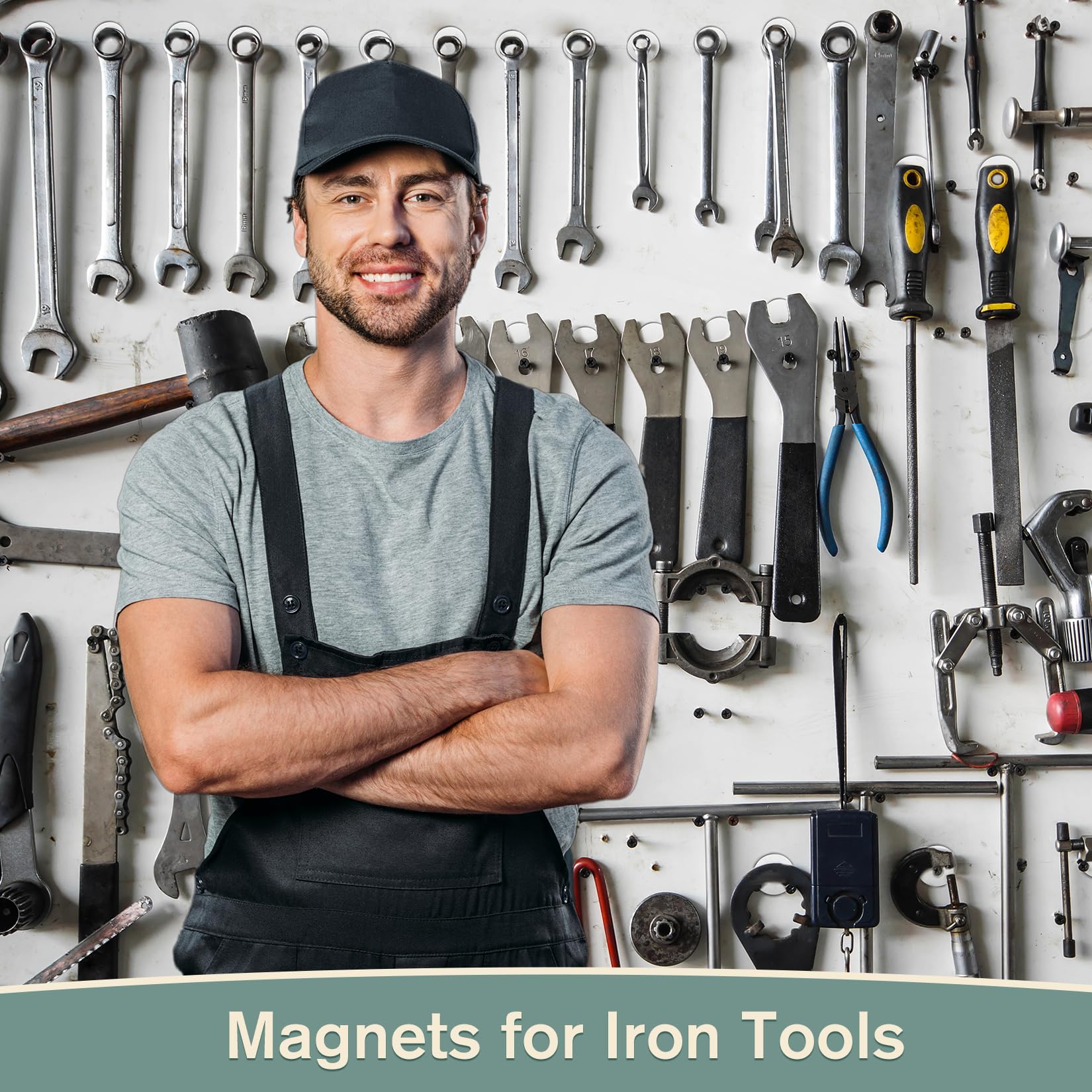 5 Magnetini Al Neodimio Extra Forti 25x2mm - Per Lavagne, Frigorifero, Artigianato E Ufficio - Foto 10