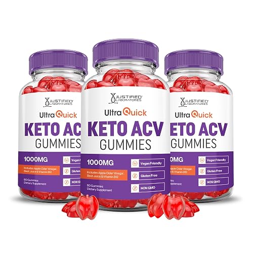 Justified Laboratories Ultra Quick Keto ACV Gummies (1000 mg) -