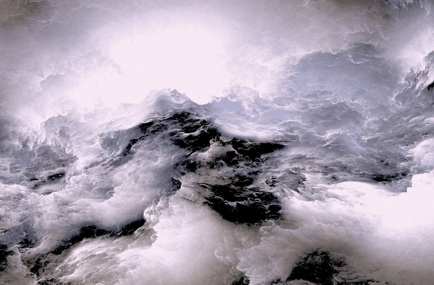 JP London SPMUR2542 Peel & Stick Removable Wall Mural Cloud Night Sky Storm White Cloud At 24In High x 36In Wide Fully Removable Peel & Stick Wall Art