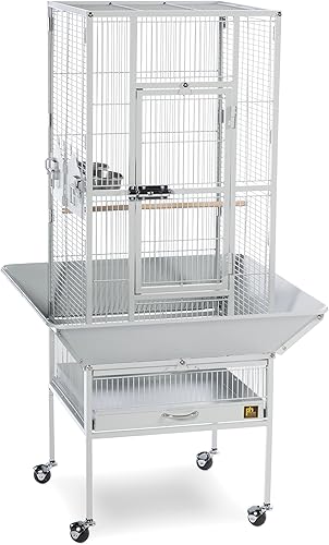 Prevue Pet Products 3351W Park Plaza - Jaula para pájaros, peltre, pequeña