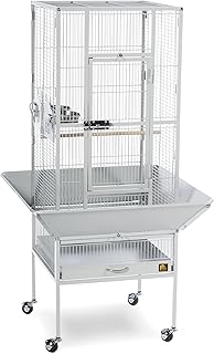 Prevue Pet Products 3351W Park Plaza Bird Cage, Pewter,Small