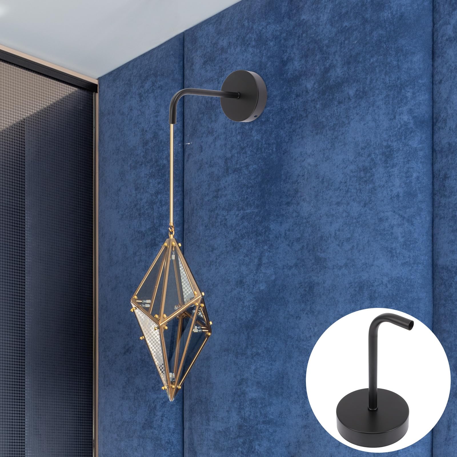 DOITOOL 1ensemble Support Mural Pour Lampe Accessoire Éclairage Élégant Installation Facile Et Stabilité Optimale Pour Applique Murale