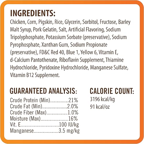 Miniatura 6 de NutriChomps - Masticables para perros, nudos de 2.5 pulgadas, fáciles de digerir, golosinas para perros sin piel cruda, 8 unidades, sabor a pollo