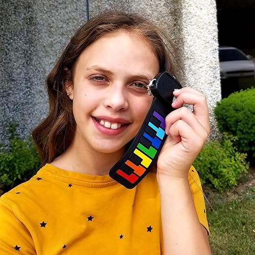 Miniatura 2 de Rock And Roll It - Piano Micro Rainbow. Llavero de piano real de trabajo y jugable. Cuélgalo en una mochila y juega en cualquier lugar. Alfombrilla