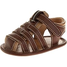 Avalanche Baby Infant Boy Sandals Newborn Non-Slip Soft Sandals for Baby Boys Outdoor Casual Summer First Walkers Shoes Size 2-4 Infant