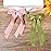 2PCS Silky Satin Hair Bows Hair Clip Pink Green Hair Ribbon Ponytail Holder Accessories Slides Metal Clips Hair Bow for Women Girls Toddlers Teens Kids