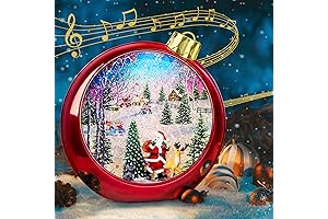Enchanting Christmas Snow Globe: A Festive Dream of Light and Melody
