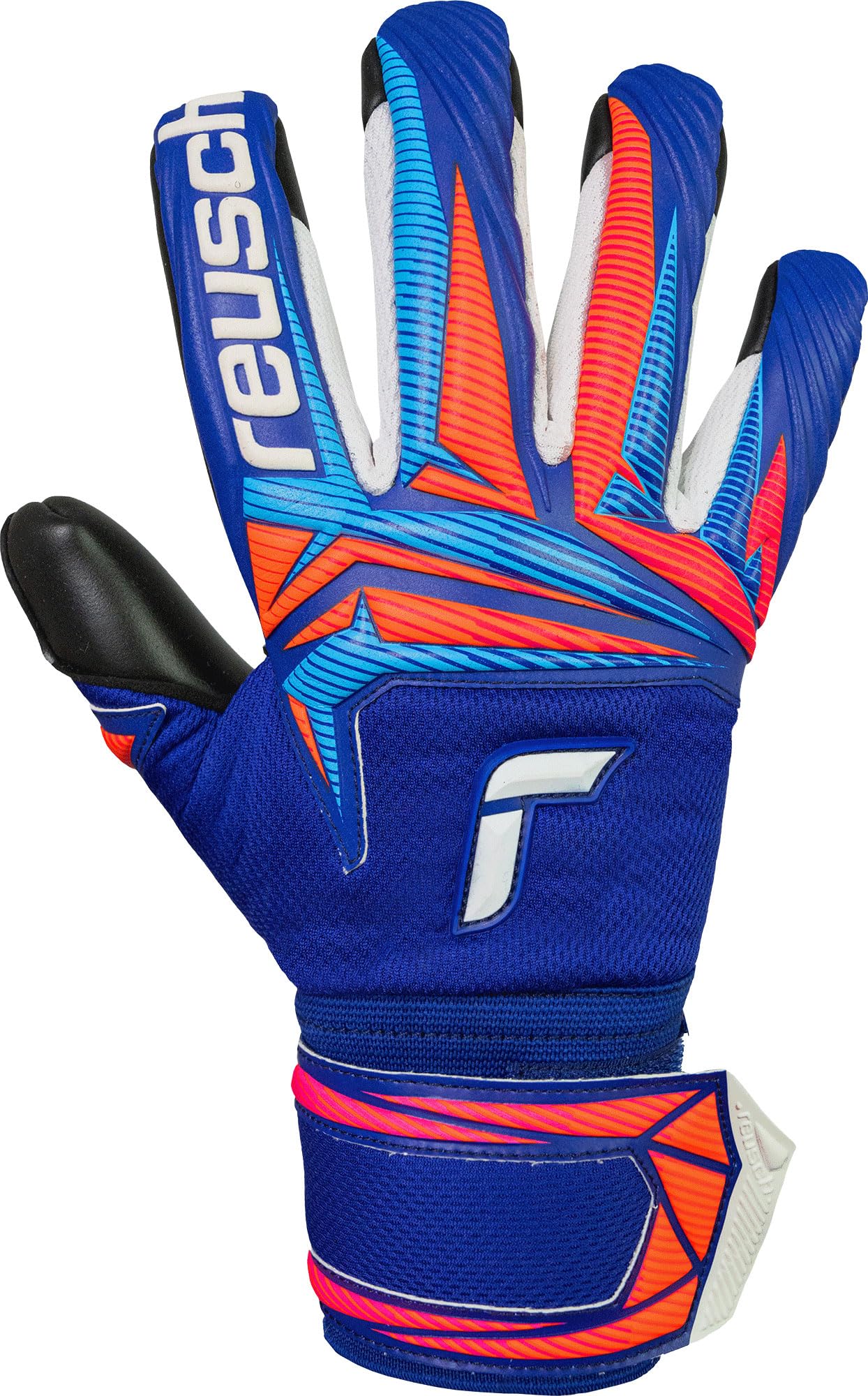 Reusch Gants de Gardien de But pour Hommes Adultes | Respirants | pour l'entraînement et Les matchs | Gazon Artificiel, Gazon Naturel et Terrain Dur | Attrakt Infinity Evolution NC