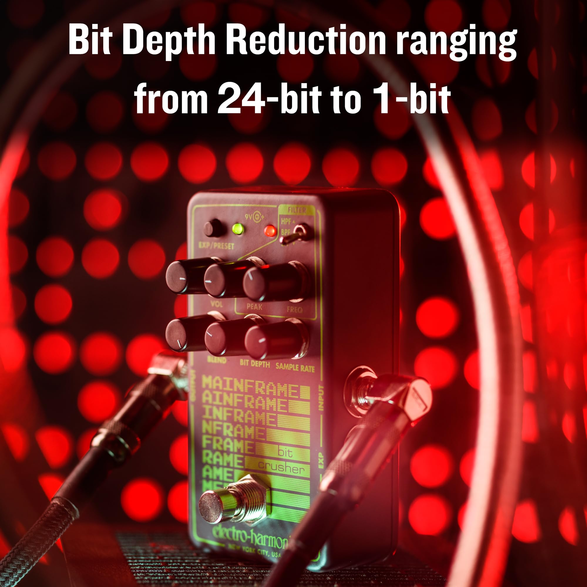 Amazon.com: Electro-Harmonix Mainframe Bit Crusher Pedal | Buzz