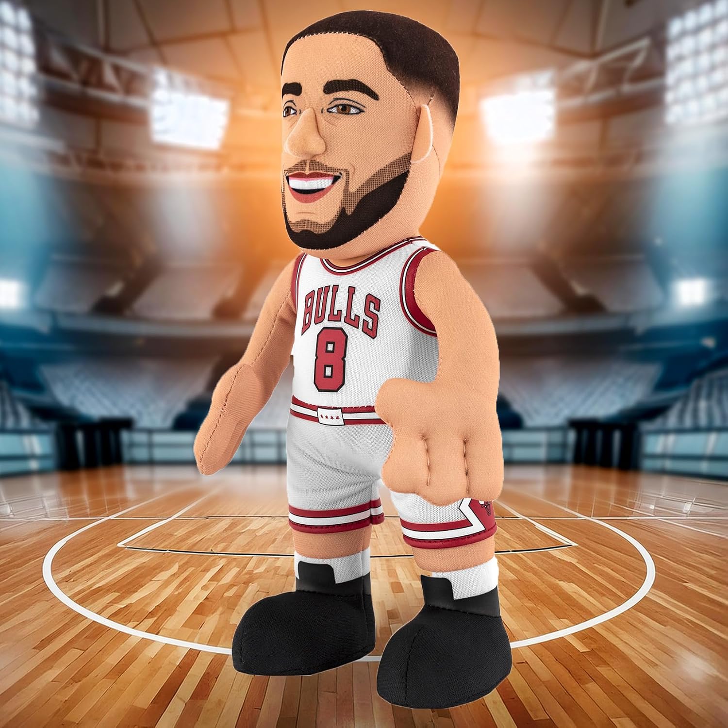 Bleacher Creatures Chicago Bulls Zach LaVine 10" Plush Figure - A Superstar for Play Or Display