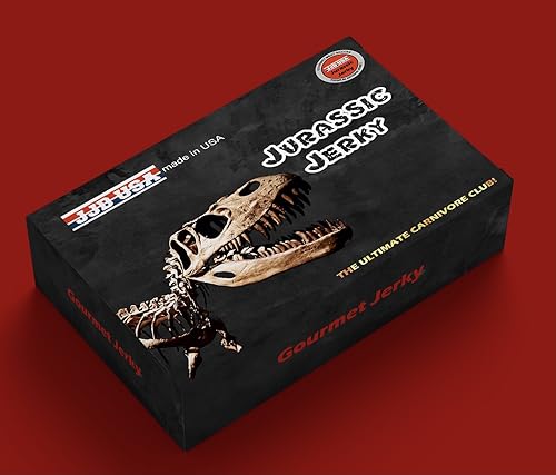 Jurassic Jerky Carnivore Candy Sampler "Ultimate Carnivore" A "Grab-Bag" (paquete de 20)