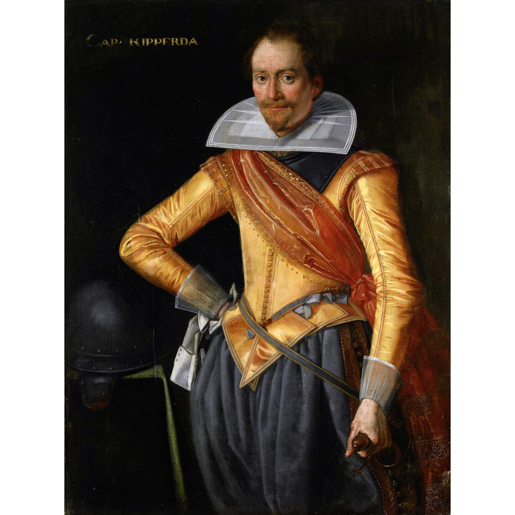Artery8 Portrait Captain Ripperdapark Large Wall Art Poster Print Thick Paper 18X24 Inch