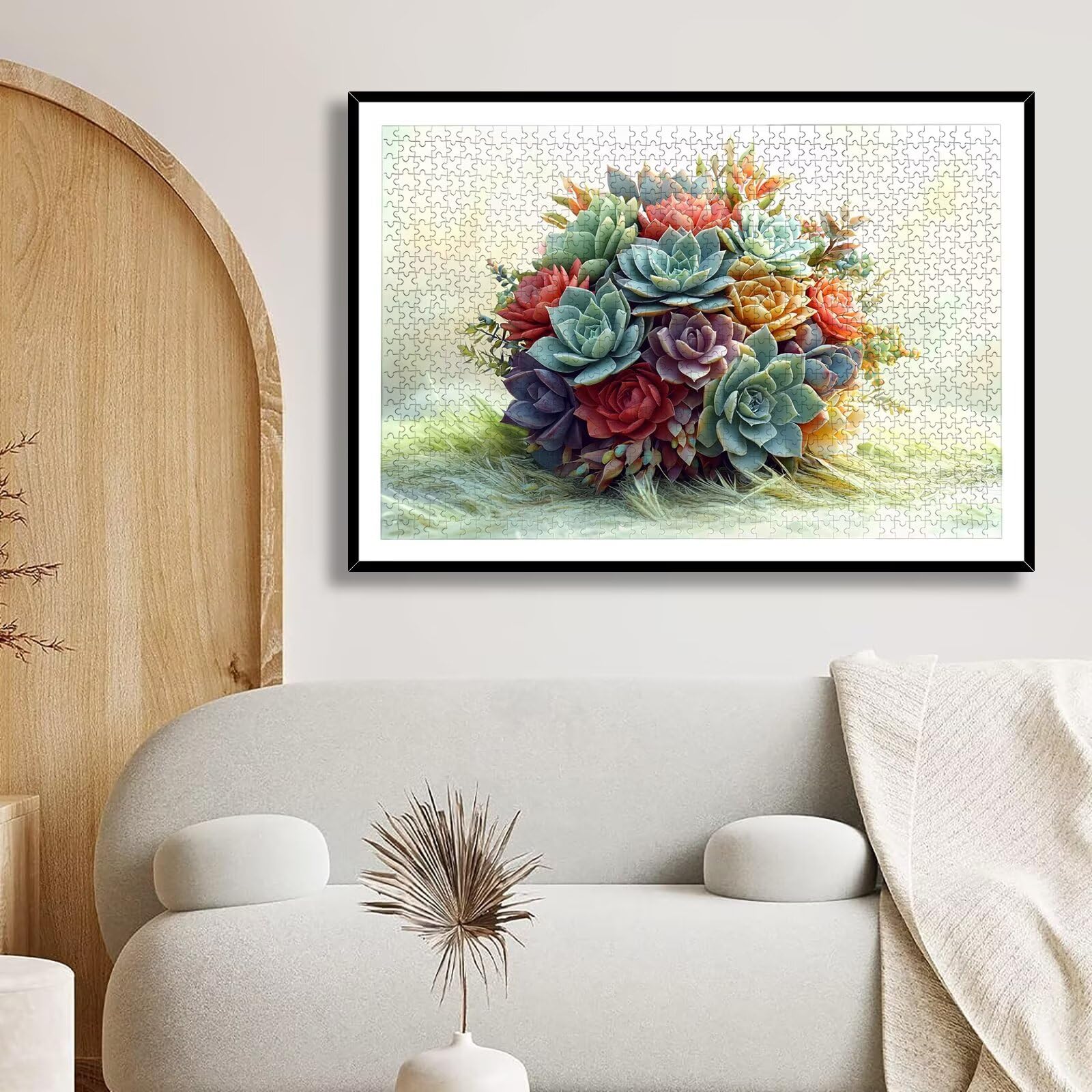 Puzzle 1500 sztuk dla dorosłych dzieci, soczyste drewniane puzzle dla dorosłych, wymagające słodkie łamigłówki, rodzinne gry edukacyjne, łamigłówki z pudełkiem do dekoracji domu, prezent dla kobiet