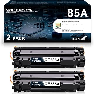 85A Toner Cartridge CE285D Black Replacement for HP 85A CE285A Toner Pro P1102 P1109 Series Pro MFP M1212 M1217 Series Printer Ink 2 Pack