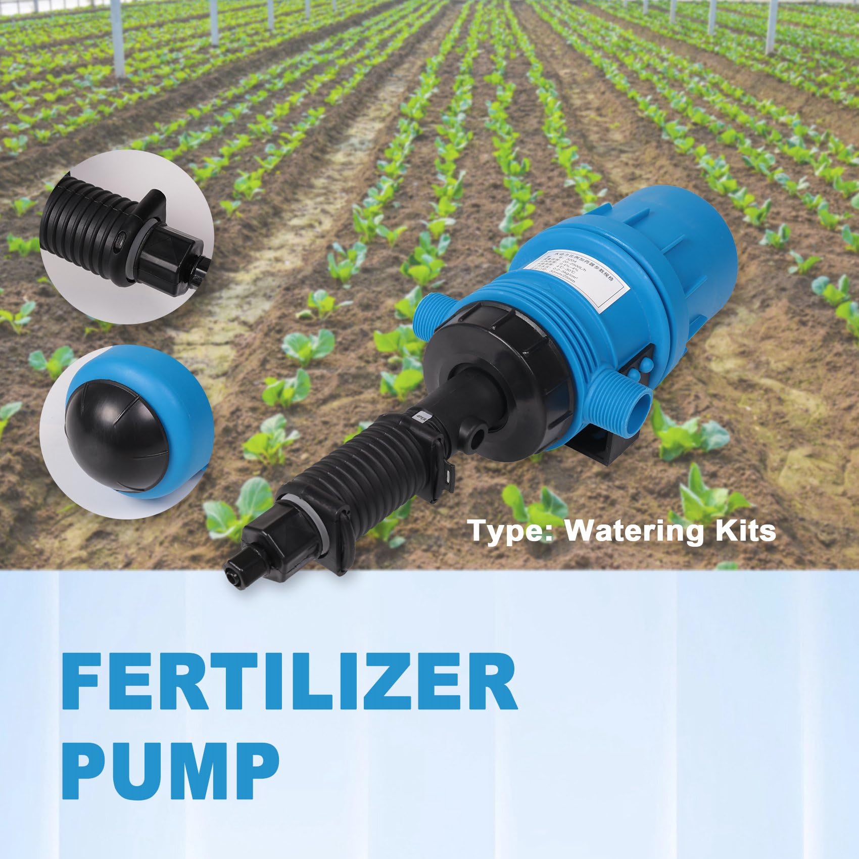 Pompa per Fertilizzante Pompa di Dosaggio Ad Acqua Miscela Iniettore Chimico Dosatore Proporzionale Miscelatore Liquido Concime per Bestiame