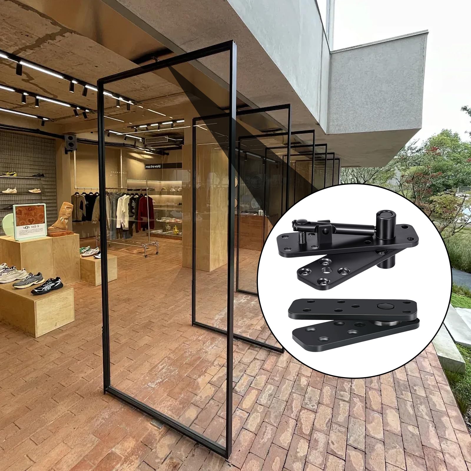 Cerniera Invisibile 260 Kg, Cerniera Porta Ssimulata In Acciaio Inox 360° Per Porte Segrete Armadi Librerie E Ripiani Ripiani Ripiani