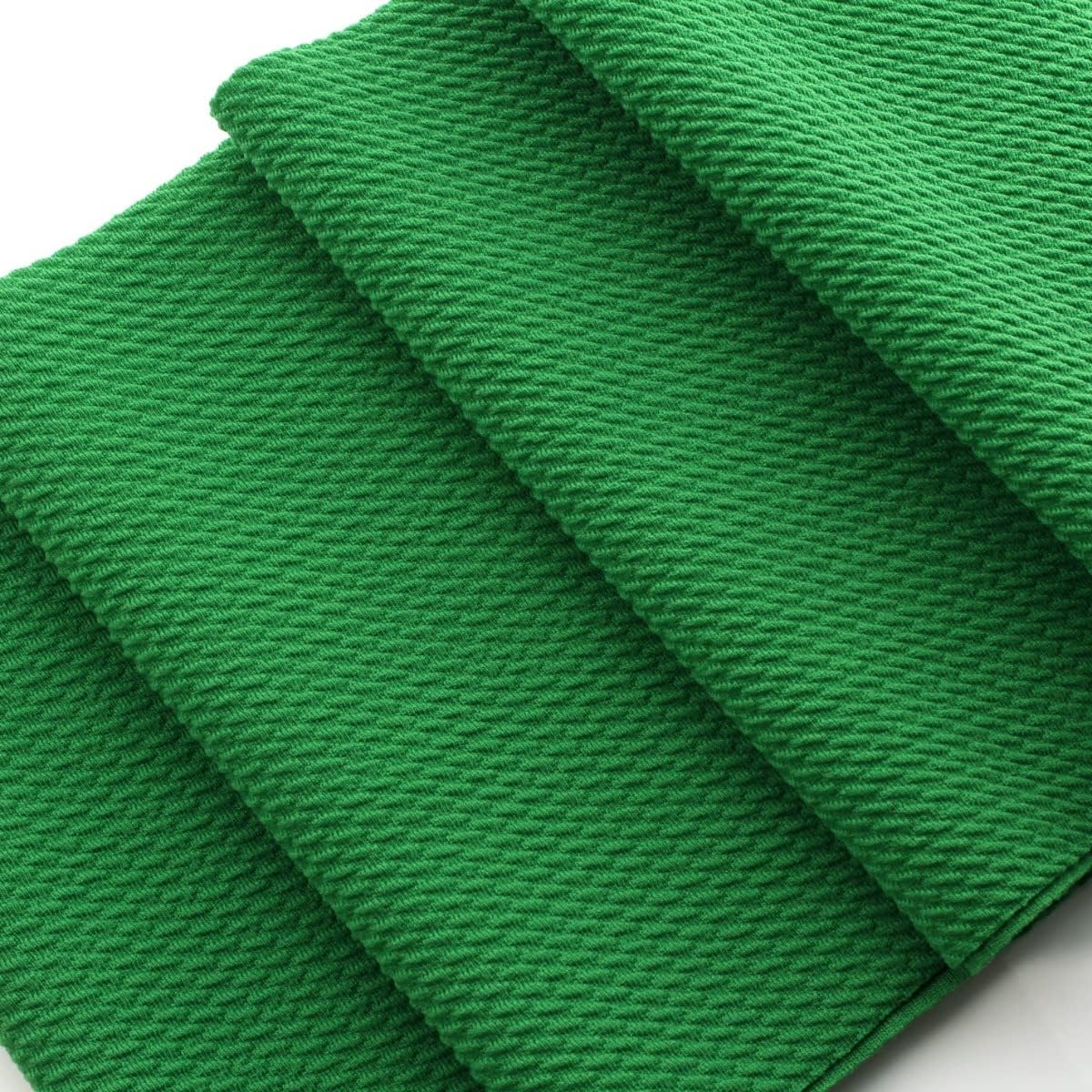 Liverpool Bullet Fabric Textured Knit Jersey 4 Way Stretch - Emerald Green 6 Inch Strip