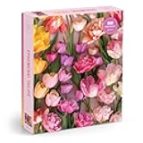 Ephemeral Tulips– 1000 Piece Jigsaw Puzzle Featuring Beautiful Artwork of Blooming Spring Tulips