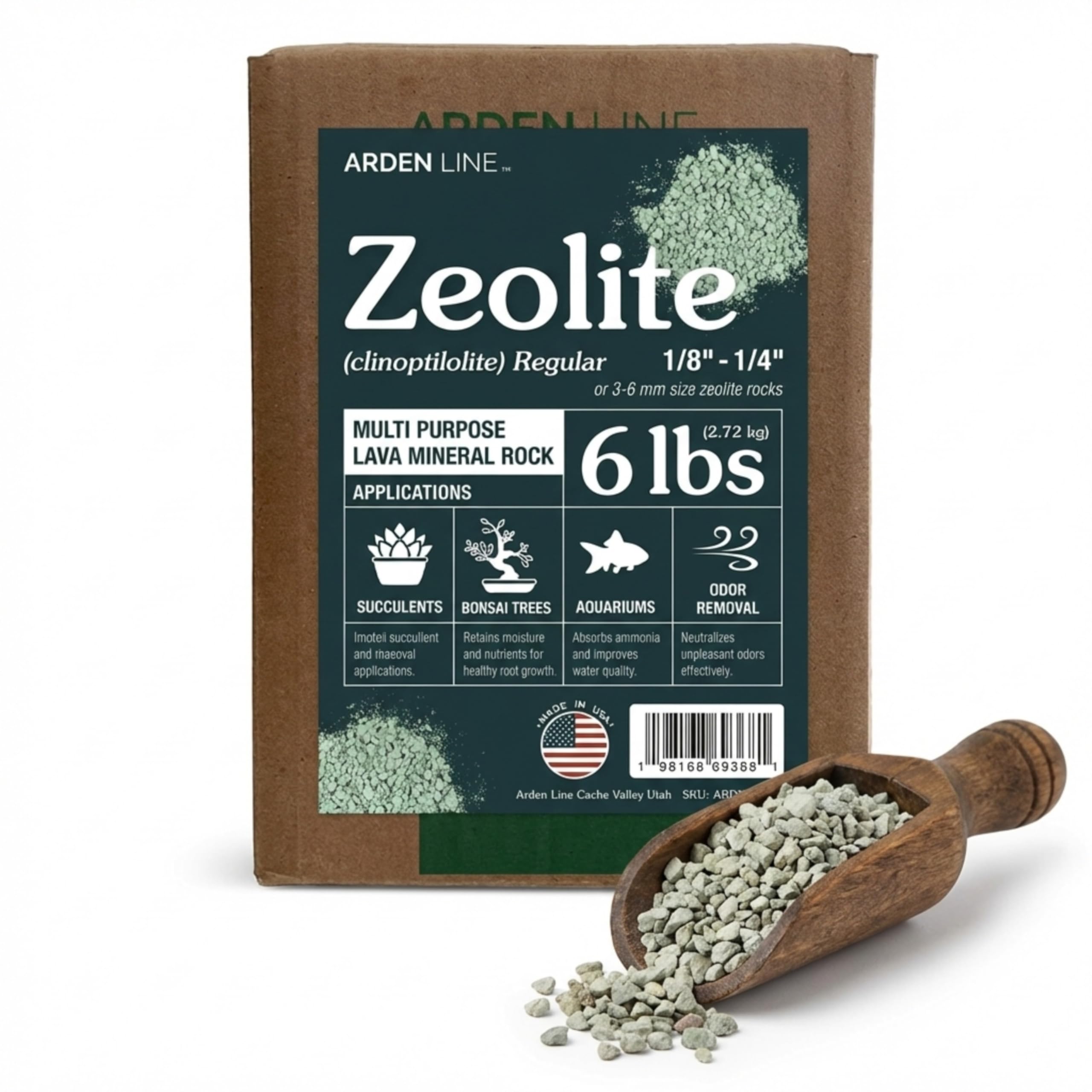 Amazon.com : Arden Line Zeolite Regular 6 lbs, Clinoptilolite 1/8