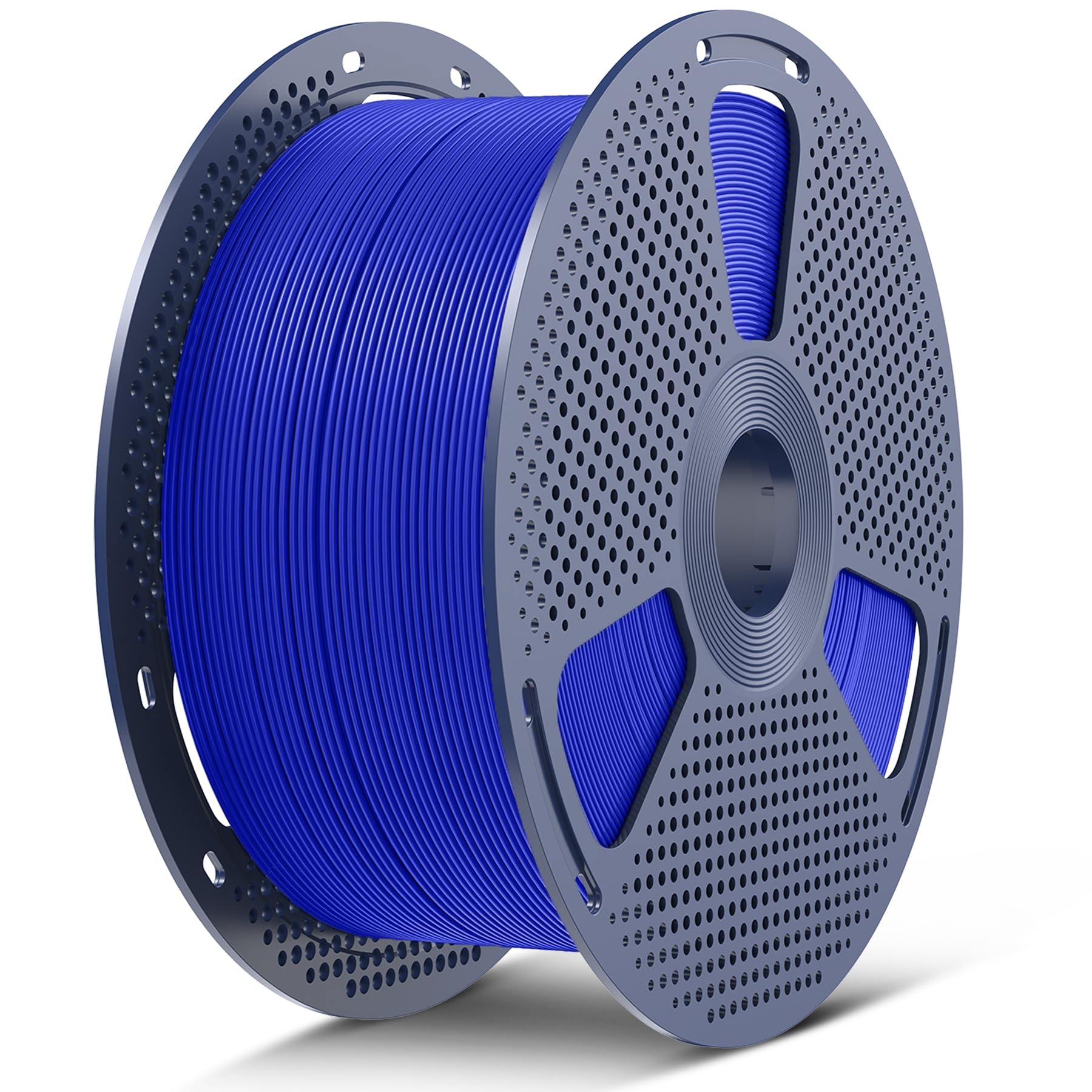 SUNLU 5kg 3D Printer Filament PLA Plus 1.75mm, 5kg(11lbs) Large Spool PLA+ Filament for Big Project, Dimensional Accuracy +/- 0.02mm, Neatly Wound Filament, Fit Most FDM Printer, 5KG Pack, Klein Blue