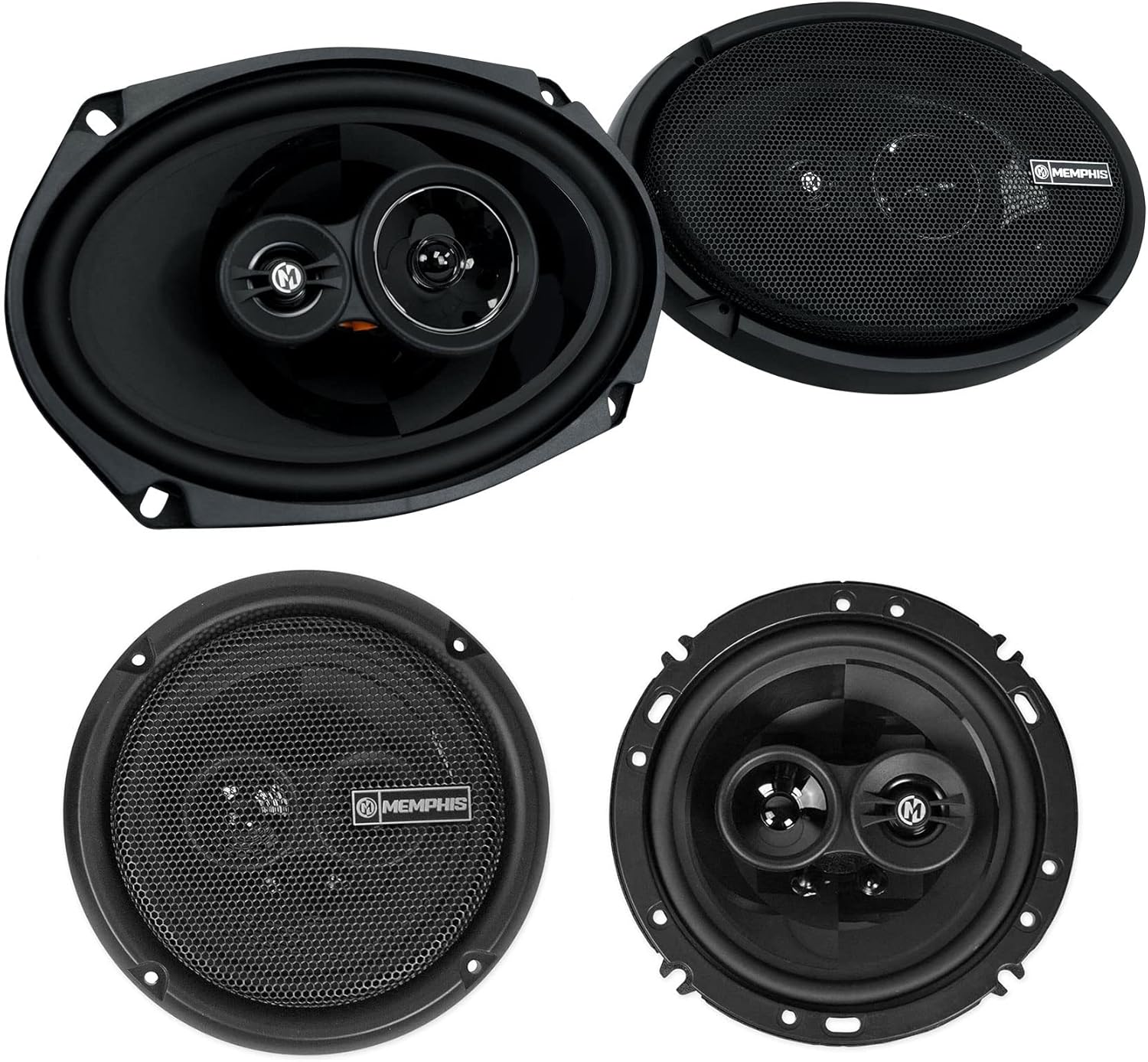 Memphis (2) Audio PRX6903 6x9 + (2) PRX603 6.5" 3-Way Car Audio Speakers