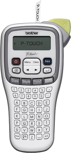 Brother P-Touch PT-H105 Label Maker – Handheld Label Printer for Home &amp; Office Organization. Easy-to-Use, Portable Labelin