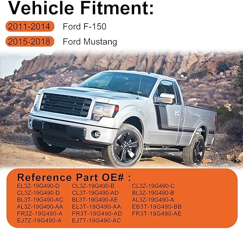 Miniatura 9 de Cámara de respaldo de visión trasera compatible con Ford F-150 2011-2014 Ford Mustang 2015-2018 Park Assist Camera Reemplaza# BL3Z-19G490-B