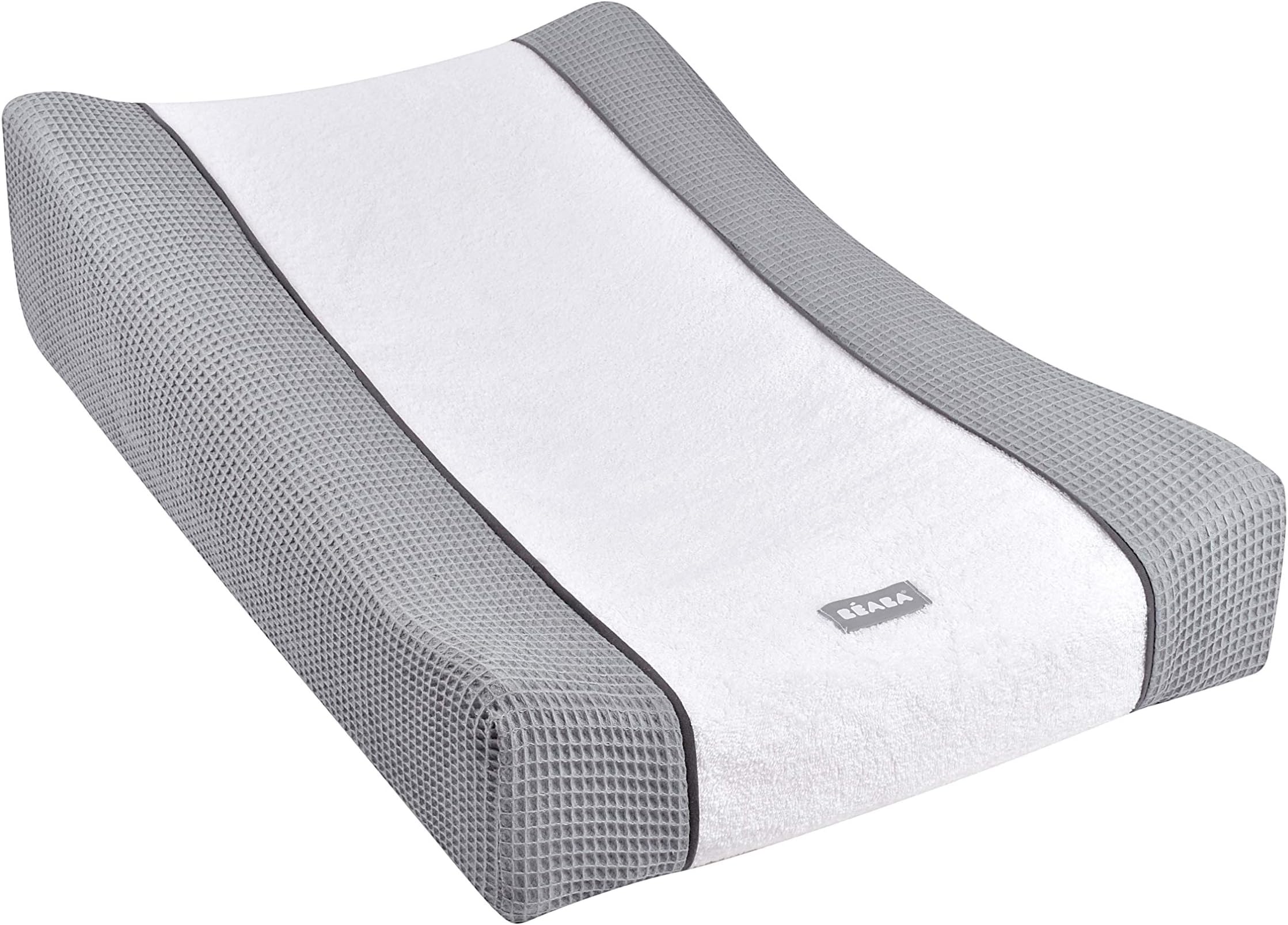 BéabaSofalange Changing Mat Cover, 100% Organic Cotton, Terry cloth, Machine washable, Made in France, Oekotex Certified Fabrics, Grey