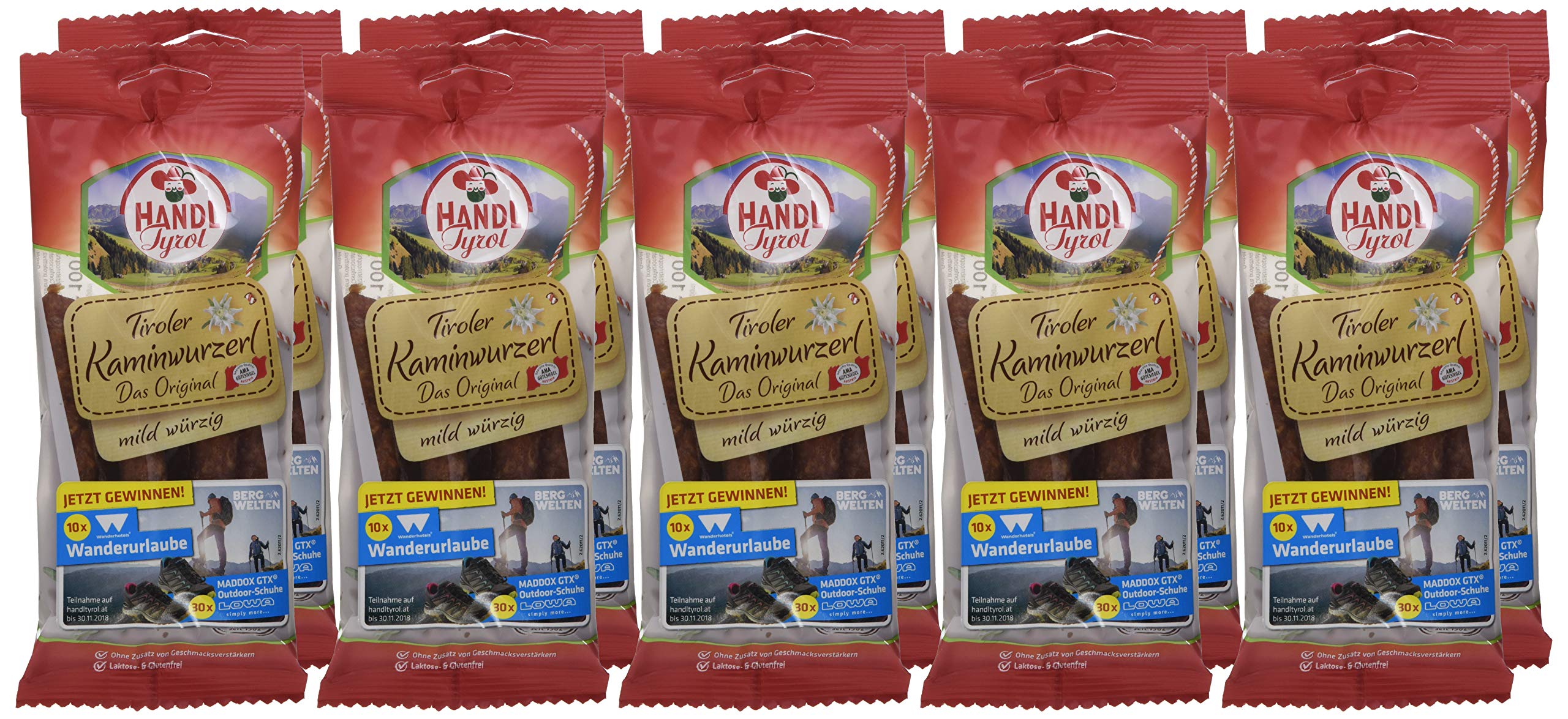 Handl Tyrol Tiroler Kaminwurzerl Das Original, 10er Pack (10 x 100 g)