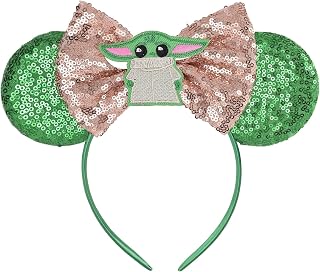 Minnie Ears Headband, Sequin Mickey Ears, Mouse Ears Headband, Pick Your Color,Park ears Princess for girls and women