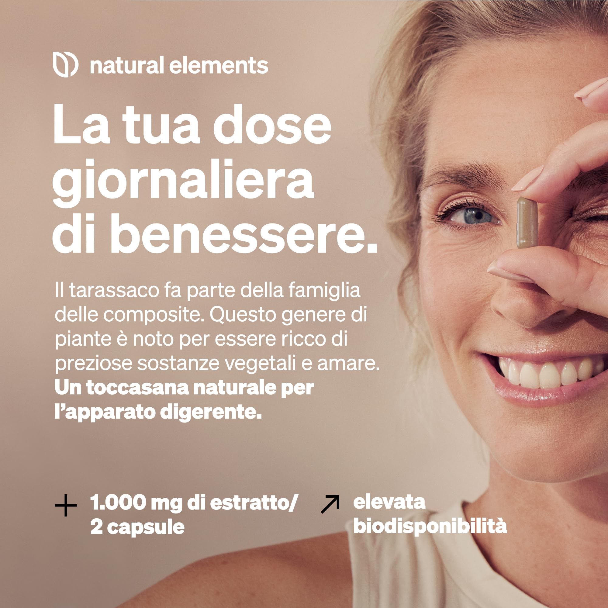 Tarassaco Biologico – 120 capsule – 1.000 mg di estratto di radici di tarassaco/2 capsule – rapporto 10 : 1 ad alto dosaggio – vegano, elevata biodisponibilità, senza additivi inutili