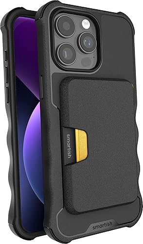 Miniatura 10 de Smartish Funda magnética protectora para iPhone 15 Pro Max, Gripzilla compatible con MagSafe, funda de armadura de agarre resistente y resistente